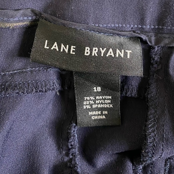 Lane Bryant 4-Season Ankle Pants Navy Sz 18 - Picture 7 of 7